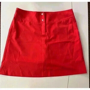 Annika Cutter and Buck Orangey Red Sport Skort  Size 4